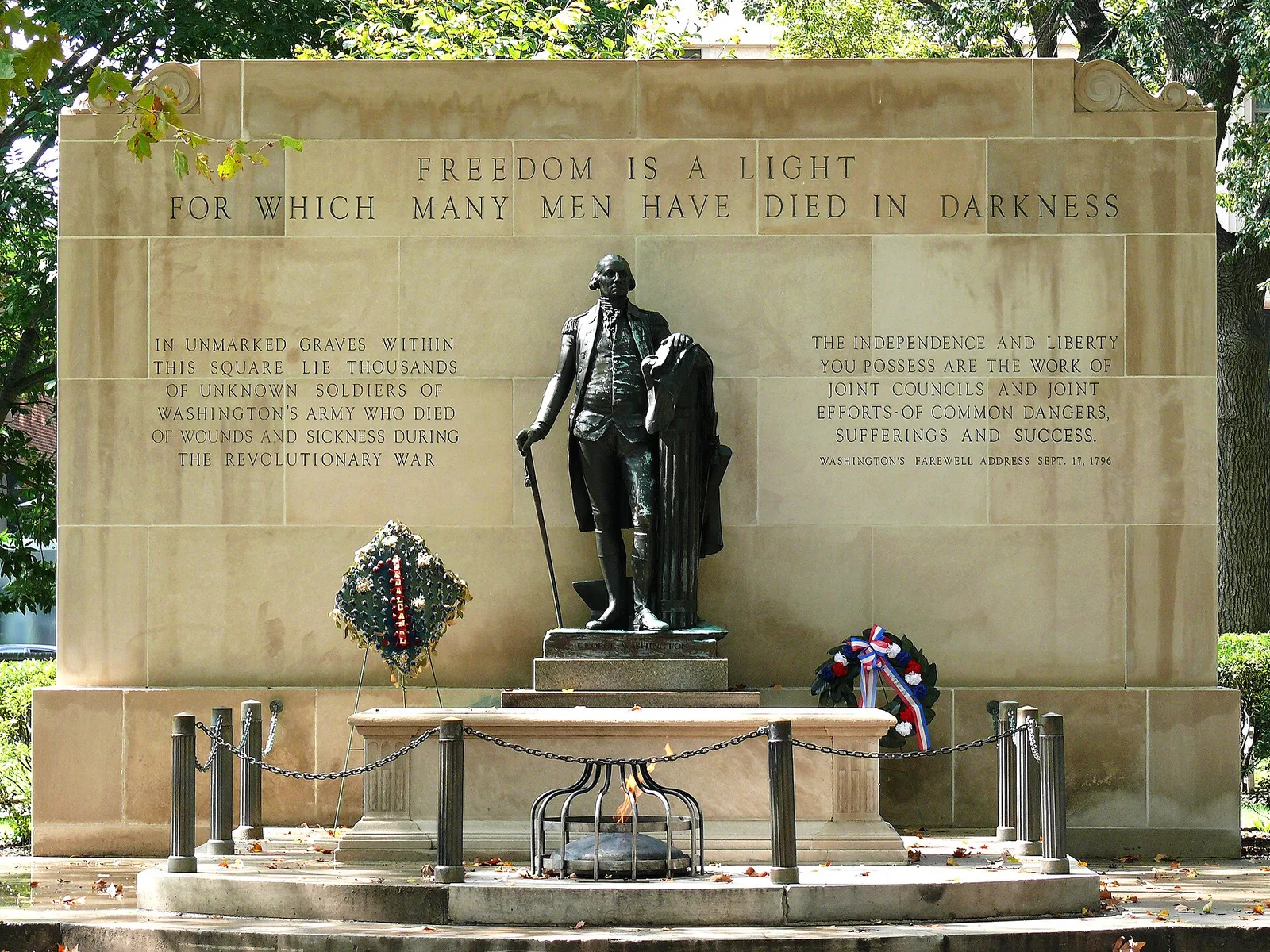Tomb of the Unknown Revolutionary War Soldier
